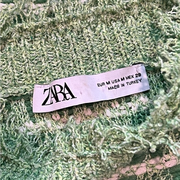 Zara Frayed Knit Tweed Sweater - Picture 6 of 6